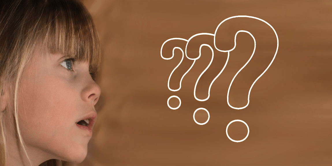 Girl and Question Marks