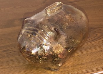 Glass Piggy Bank