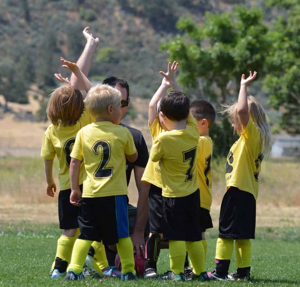 Kids Teamwork Soccer