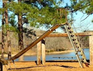 Vintage Playground Slide